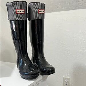 Hunter Black Rain Boots